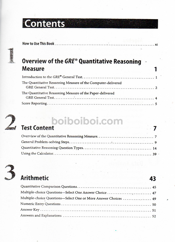 Official GRE Quantitative Reasoning Vol-1